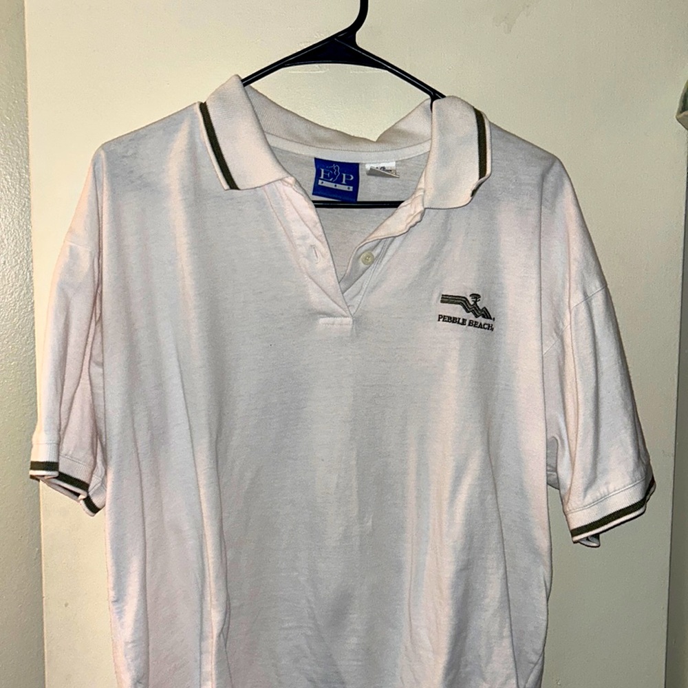 𝐏𝐞𝐛𝐛𝐥𝐞 𝐁𝐞𝐚𝐜𝐡 Golf Polo